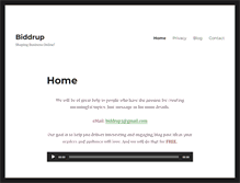 Tablet Screenshot of biddrup.com